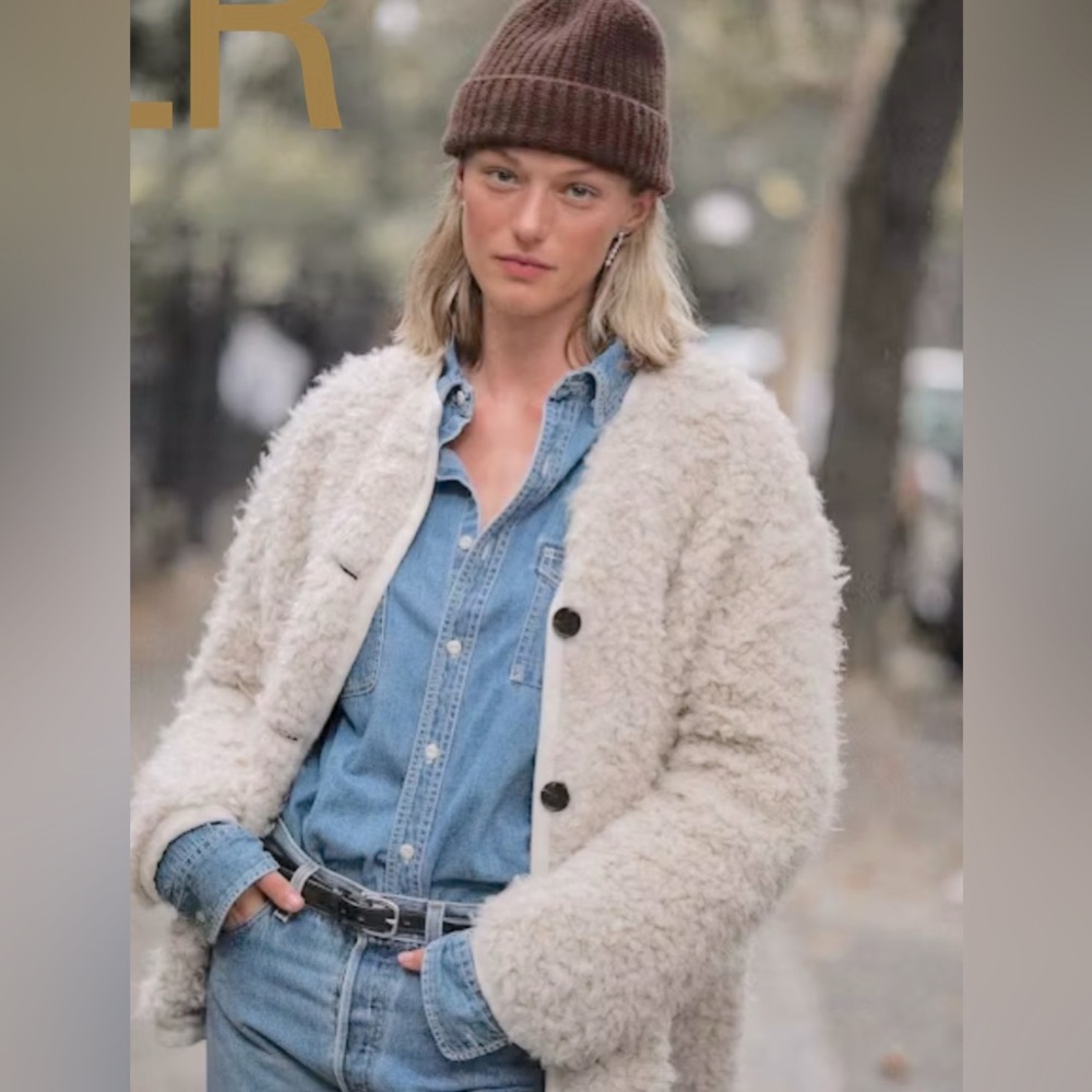 H&M Short Teddy Fleece Jacket